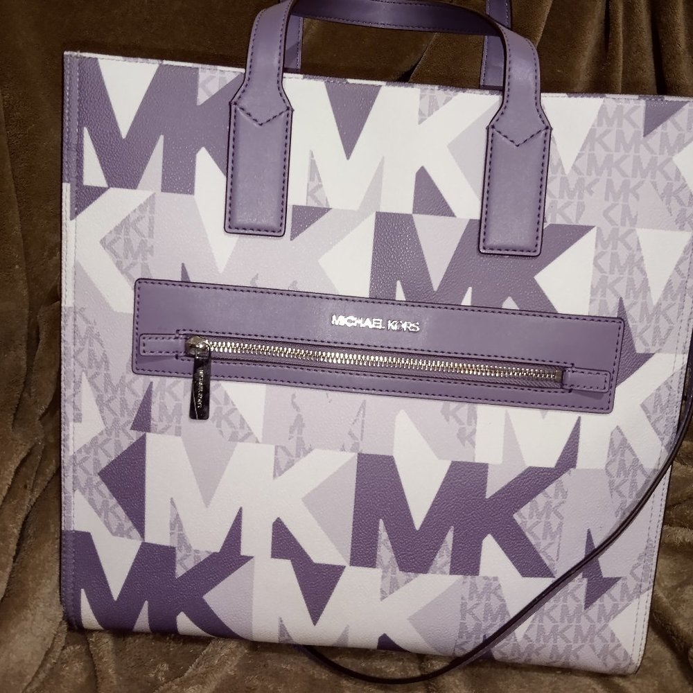 Michael Kors Kenly Purple handbag
